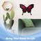 G128 Butterfly Metal Wall Art Decor | Pink Butterfly Indoor Outdoor Wall Art Hanging Decor for Bedroom, Living Room, Garden, Patio